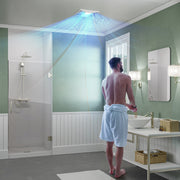 Anzzi EF-AZ106WH Summers Series 100 CFM Ceiling Mount Bathroom Exhaust Fan with LED Light, Humidity Sensor - view 3
