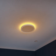 Anzzi EF-AZ108WH Twilight Series 100 CFM Ceiling Mount Bathroom Exhaust Fan with LED Light, Humidity Sensor, Night - view 5