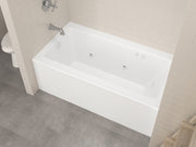 Atlantis Whirlpool 3060SHWL Soho Amber 60 in. x 30 in. Rectangular Whirlpool Bathtub with Left Side Drain and V-Style Back Jets in Glossy White - view 5