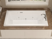 Atlantis Whirlpool 3060VNDRX Venetian  30 x 60in. Air and Whirlpool Jetted Bathtub in White with Right Drain - view 5