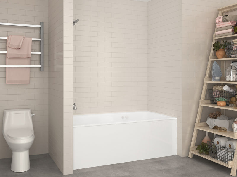 Atlantis Whirlpool 3260SHWL Soho 32 x 60 Front Skirted Whirlpool Tub with Left Drain - view 6