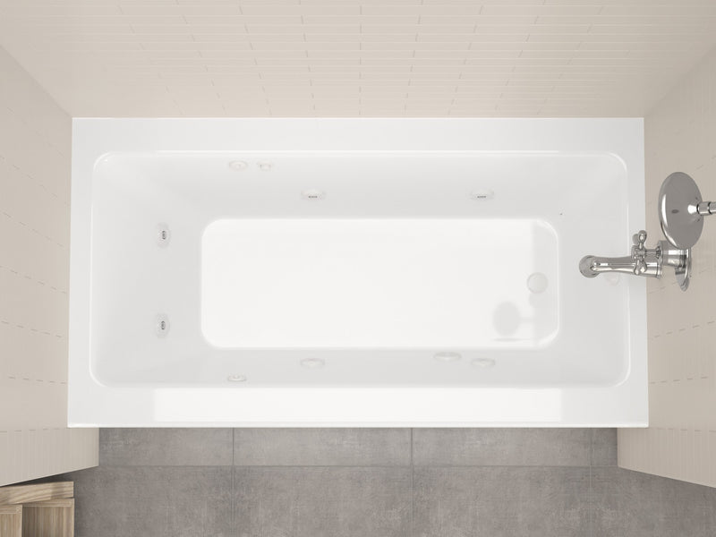 Atlantis Whirlpool 3260SHWR Soho 32 x 60 Front Skirted Whirlpool Tub with Right Drain - view 4