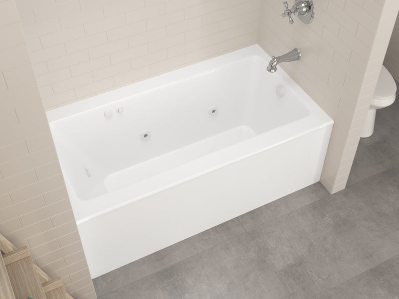 Atlantis Whirlpool 3260SHWR Soho 32 x 60 Front Skirted Whirlpool Tub with Right Drain - view 5