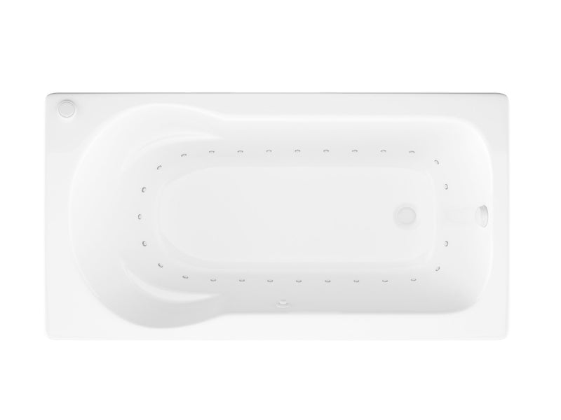 Atlantis Whirlpool 3260ZAR Zepher 32 x 60 Rectangular Air Jetted Bathtub - view 3