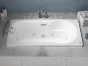 Atlantis Whirlpool 3260ZDLX Zepher  32 in. x 60 in. Air and Whirlpool Jetted Bathtub in White with Left Drain - view 5