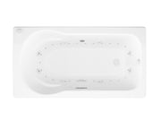 Atlantis Whirlpool 3260ZDRX Zepher  32 in. x 60 in. Air and Whirlpool Jetted Bathtub in White with Right Drain - view 3