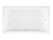 Atlantis Whirlpool 3266VNDLX Venetian  32 x 66in. Air and Whirlpool Jetted Bathtub in White with Left Drain - view 3