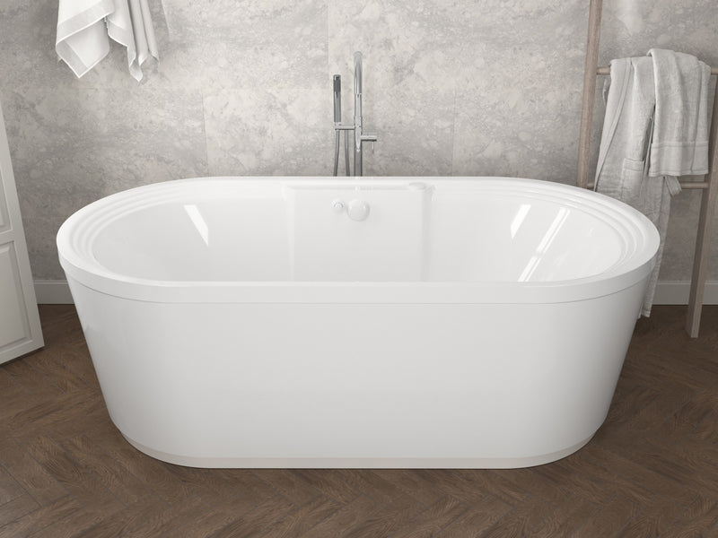 Atlantis Whirlpool 3467RA Royale 34 x 67 Oval Freestanding Air Jetted Bathtub - view 4