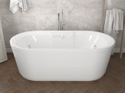 Atlantis Whirlpool 3467RD Royale 34 x 67 Oval Freestanding Air & Whirlpool Water Jetted Bathtub - view 4