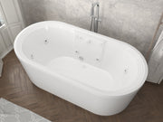Atlantis Whirlpool 3467RW Royale 34 x 67 Oval Freestanding Whirlpool Jetted Bathtub - view 5
