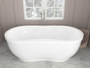 Atlantis Whirlpool 3471AD Embrace 34 x 71 Oval Freestanding Air & Whirlpool Water Jetted Bathtub - view 5
