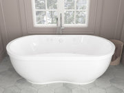 Atlantis Whirlpool 3471AW Embrace 34 x 71 Oval Freestanding Whirlpool Jetted Bathtub - view 5
