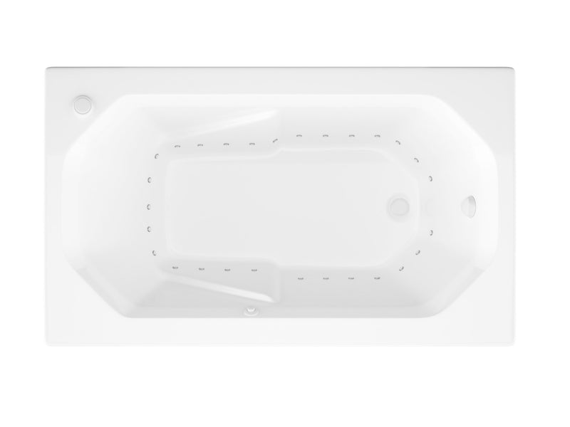Atlantis Whirlpool 3660MAL Mirage 36 x 60 Rectangular Air Jetted Bathtub - view 3