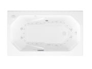 Atlantis Whirlpool 3660MDLX Mirage 36 x 60 Rectangular Air and Whirlpool Jetted Bathtub in White with Left Drain - view 3