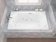 Atlantis Whirlpool 3660MDLX Mirage 36 x 60 Rectangular Air and Whirlpool Jetted Bathtub in White with Left Drain - view 5