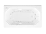 Atlantis Whirlpool 3660MDR Onyx 60 in. x 36 in. Rectangular Whirlpool and Air Bathtub with Right Drain and VS Jets and Aromatherapy in Glossy White - view 3