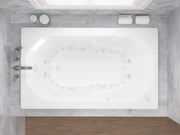 Atlantis Whirlpool 3660MDR Onyx 60 in. x 36 in. Rectangular Whirlpool and Air Bathtub with Right Drain and VS Jets and Aromatherapy in Glossy White - view 4