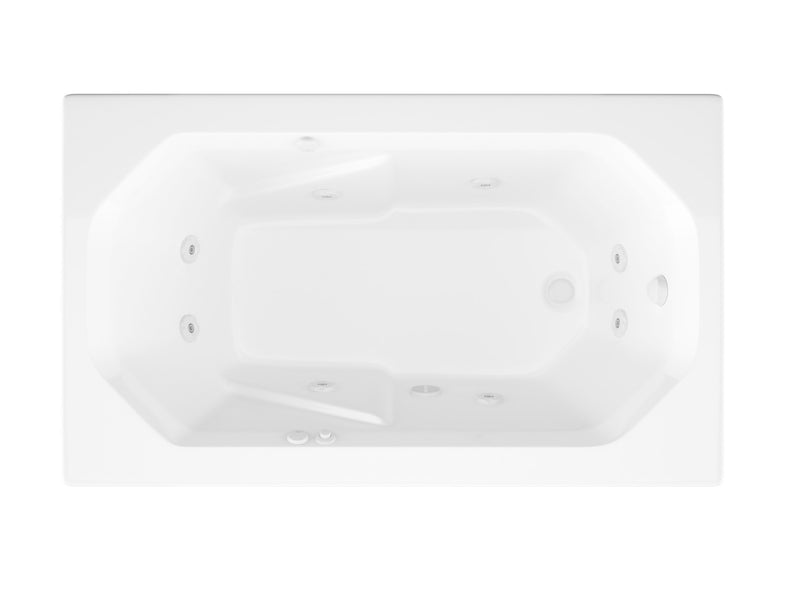 Atlantis Whirlpool 3660MWR Mirage 36 x 60 Rectangular Whirlpool Jetted Bathtub - view 3