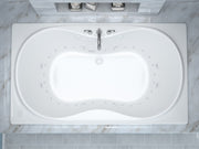 Atlantis Whirlpool 3672WDL Whisper 36 x 72 Rectangular Air & Whirlpool Jetted Bathtub - view 4