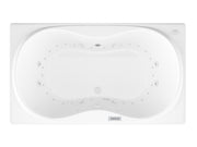Atlantis Whirlpool 3672WDLX Whisper  35.625 x 72 in. Air and Whirlpool Jetted Bathtub in White with Center Drain - view 3