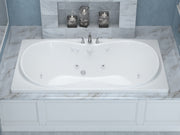Atlantis Whirlpool 3672WWL Whisper 36 x 72 Rectangular Whirlpool Jetted Bathtub with Center Drain - view 5