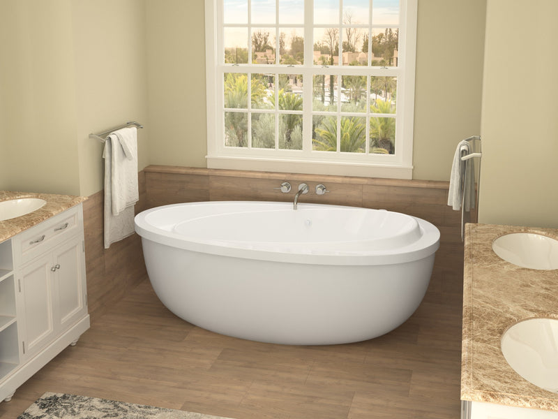 Atlantis Whirlpool 3871BA Breeze 38 x 71 Oval Freestanding Air Jetted Bathtub - view 6