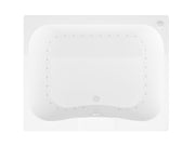 Atlantis Whirlpool 4060NAR Neptune 40 x 60 Rectangular Air Jetted Bathtub with Center Drain - view 3