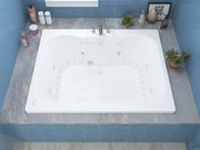 Atlantis Whirlpool 4060NDL Neptune 40 x 60 Rectangular Air & Whirlpool Jetted Bathtub - view 5
