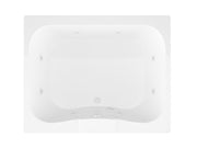 Atlantis Whirlpool 4060NWR Neptune 40 x 60 Rectangular Whirlpool Jetted Bathtub with Center Drain - view 3