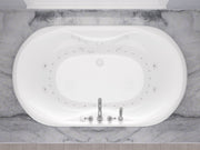 Atlantis Whirlpool 4170IDL Indulgence 41 x 70 Oval Air & Whirlpool Jetted Bathtub - view 4