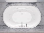 Atlantis Whirlpool 4170IWL Indulgence 41 x 70 Oval Whirlpool Jetted Bathtub - view 4