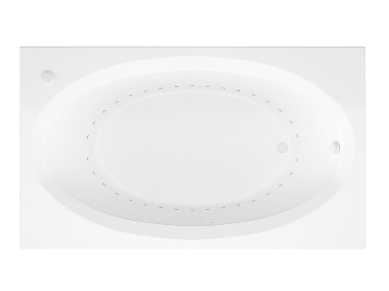 Atlantis Whirlpool 4260VAL Vogue 42 x 60 Rectangular Air Jetted Bathtub - view 3
