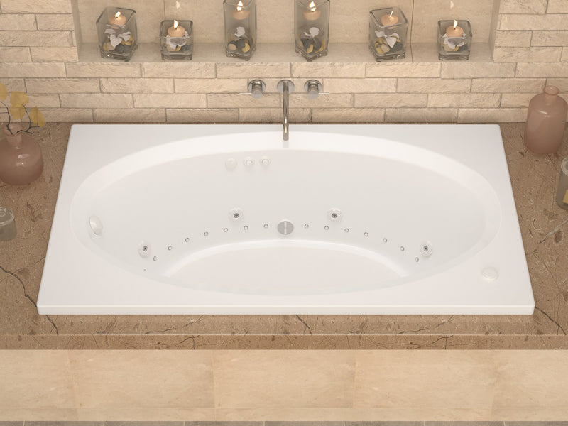 Atlantis Whirlpool 4260VDR Vogue 42 x 60 Rectangular Air & Whirlpool Jetted Bathtub with Right Drain - view 5