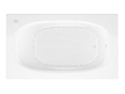 Atlantis Whirlpool 4266PAL Tigers Eye Series 65 in. x 42 in. Rectangular Air Bathtub with Left Side Drain and Aromatherapy in Glossy Smooth White - view 3