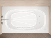Atlantis Whirlpool 4266PDR Polaris  65 in. x 42 in. Rectangular Whirlpool and Air Bathtub with Right Drain and VS Jets and Aroma in Glossy White - view 4