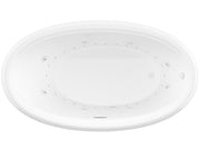 Atlantis Whirlpool 4270PDLX Petite 42 x 70  Oval Air and Whirlpool Jetted Bathtub with Left Drain in White - view 3