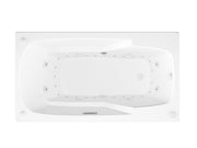 Atlantis Whirlpool 4272EDLX Eros 42 x 72 Rectangular Air and Whirlpool Jetted Bathtub in White with Left Drain - view 3