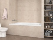 Atlantis Whirlpool 4272PDL Polaris  71 in. x 42 in. Rectangular Whirlpool and Air Bathtub with Left Drain and VS Jets and Aroma in Glossy White - view 6