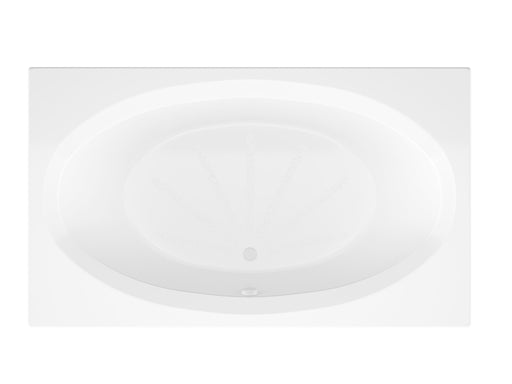 Atlantis Whirlpool 4272VC Vogue 42 x 72 Rectangular Soaking Bathtub with Center Drain - view 2