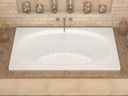 Atlantis Whirlpool 4272VCAL Vogue 71 in. x 42 in. Rectangular Air Bathtub with Center drain and Aromatherapy in Glossy Smooth White - view 5