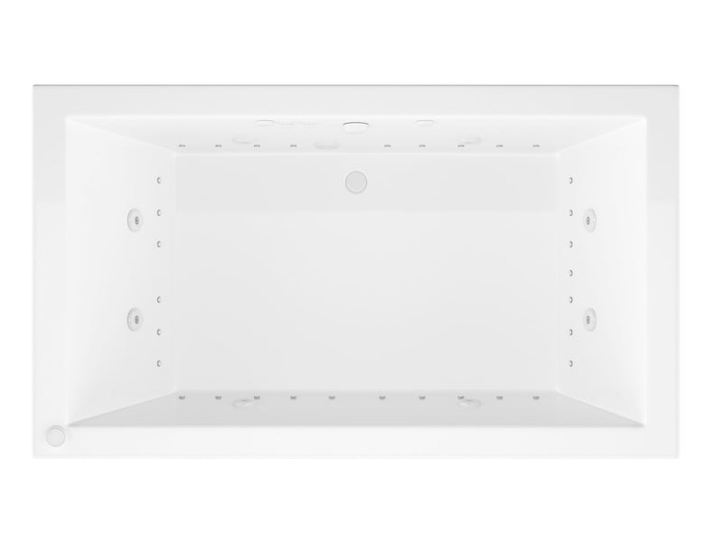 Atlantis Whirlpool 4272VNCDL Venetian 42 x 72 Rectangular Air & Whirlpool Jetted Bathtub with Reversible Drain - view 3