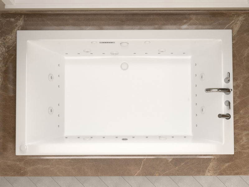 Atlantis Whirlpool 4272VNCDLX Venetian  41.625 x 72 in. Air and Whirlpool Jetted Bathtub in White with Reversible Drain - view 4
