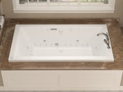 Atlantis Whirlpool 4272VNCDLX Venetian  41.625 x 72 in. Air and Whirlpool Jetted Bathtub in White with Reversible Drain - view 5