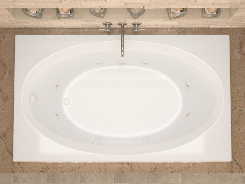 Atlantis Whirlpool 4272VWL Vogue 42 x 72 Rectangular Whirlpool Jetted Bathtub with Left Drain - view 4