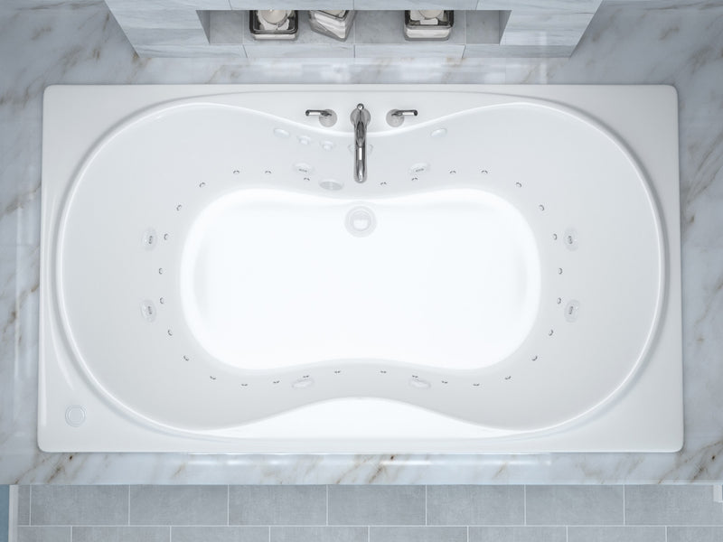 Atlantis Whirlpool 4272WDR Whisper 42 x 72 Rectangular Air & Whirlpool Jetted Bathtub - view 4