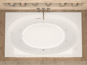 Atlantis Whirlpool 4384VDLX Vogue  42.625 x 83.75in. Air and Whirlpool Jetted Bathtub in White with Left Drain - view 4