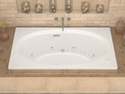 Atlantis Whirlpool 4384VDRX Vogue  42.625 x 83.75in. Air and Whirlpool Jetted Bathtub in White with Right Drain - view 5