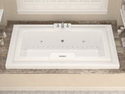 Atlantis Whirlpool 4678IDLX Infinity 46 x 78 Rectangular Air and Whirlpool Jetted Bathtub in White with Center Drain - view 5