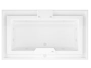 Atlantis Whirlpool 4678IWR Opal Series 78 in. x 46 in. Rectangular Whirlpool Bathtub with Center drain and V-Style Back Jets in Glossy Smooth White - view 3