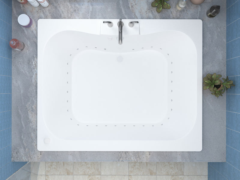 Atlantis Whirlpool 4860NAL Neptune 48 x 60 Rectangular Air Jetted Bathtub - view 4